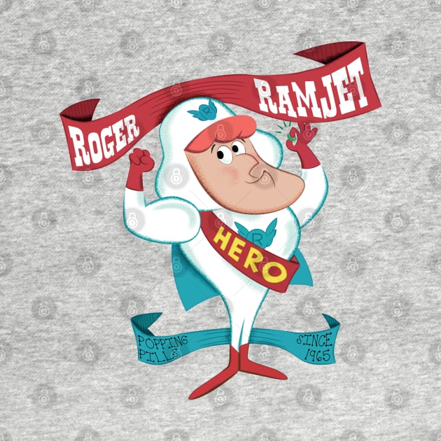 Roger Ramjet - hero of our nation by GraficBakeHouse
